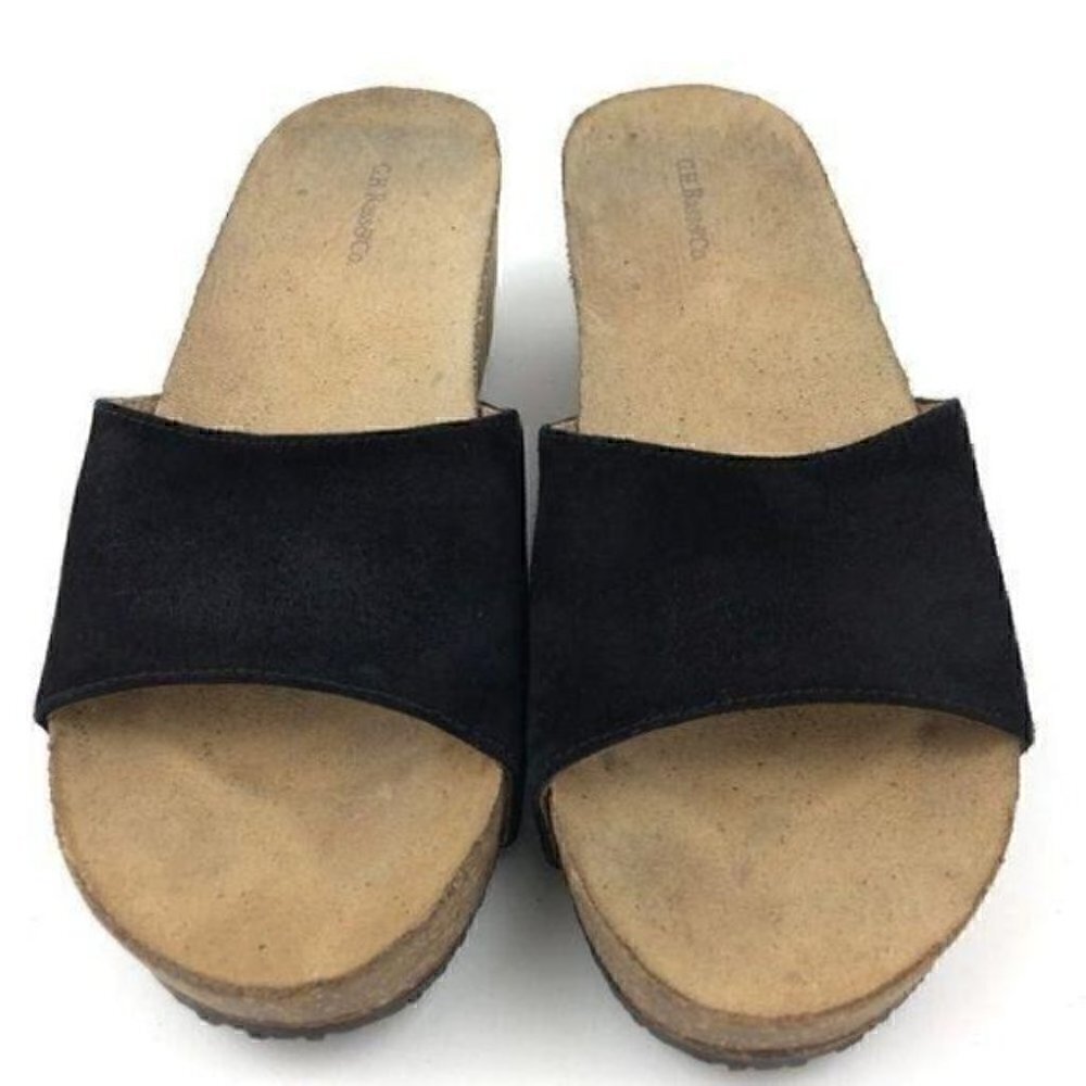 New G H Bass Co Sandals  7.5 Mel Suede Flatforms